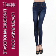 Low Rise Jeans de mujer Leggings (L9622)